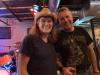 After playing his gig, Dave Sherman stopped by Bourbon St. to hear 33 RPM and catch up with drummer Mike.